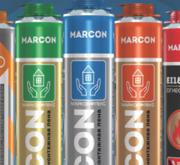 Пена профессиональная MARCON / Очистители /Пистолеты для монтажной пены и герметиков